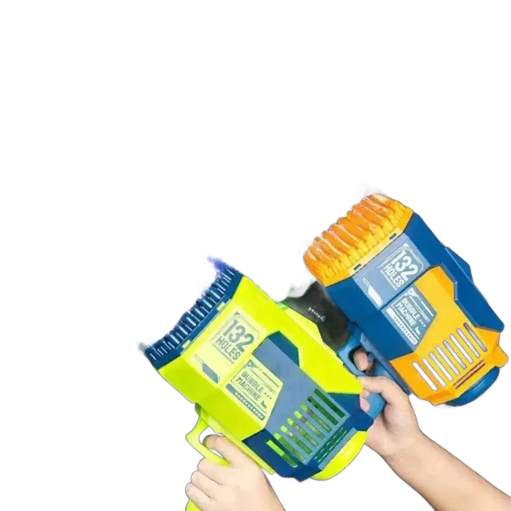 132 Holes Bubble Gun Rocket Bubbles Machine Gun Shape.