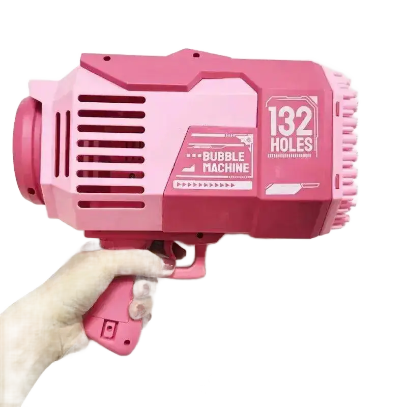 132 Holes Bubble Gun Rocket Bubbles Machine Gun Shape.