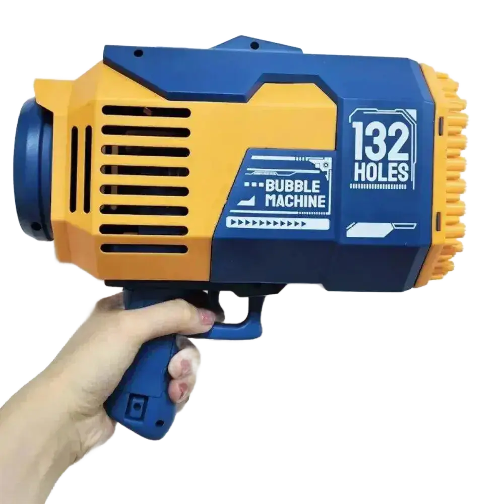 132 Holes Bubble Gun Rocket Bubbles Machine Gun Shape.