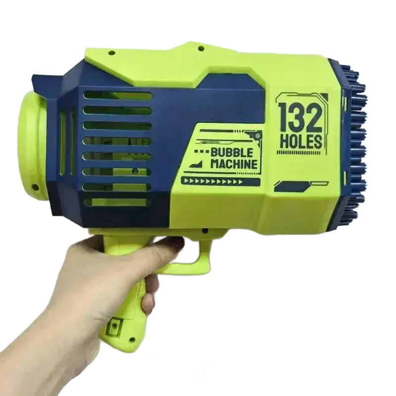 132 Holes Bubble Gun Rocket Bubbles Machine Gun Shape.