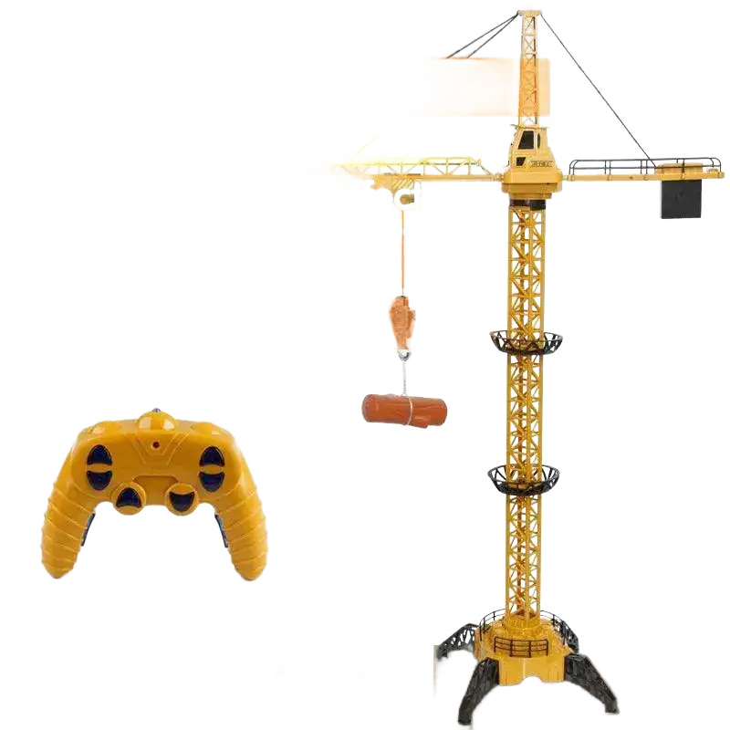 2.4G Remote Control Crane Kids RC Tower 6CH Construction Toy.