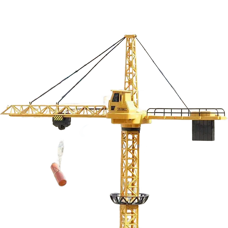 2.4G Remote Control Crane Kids RC Tower 6CH Construction Toy.