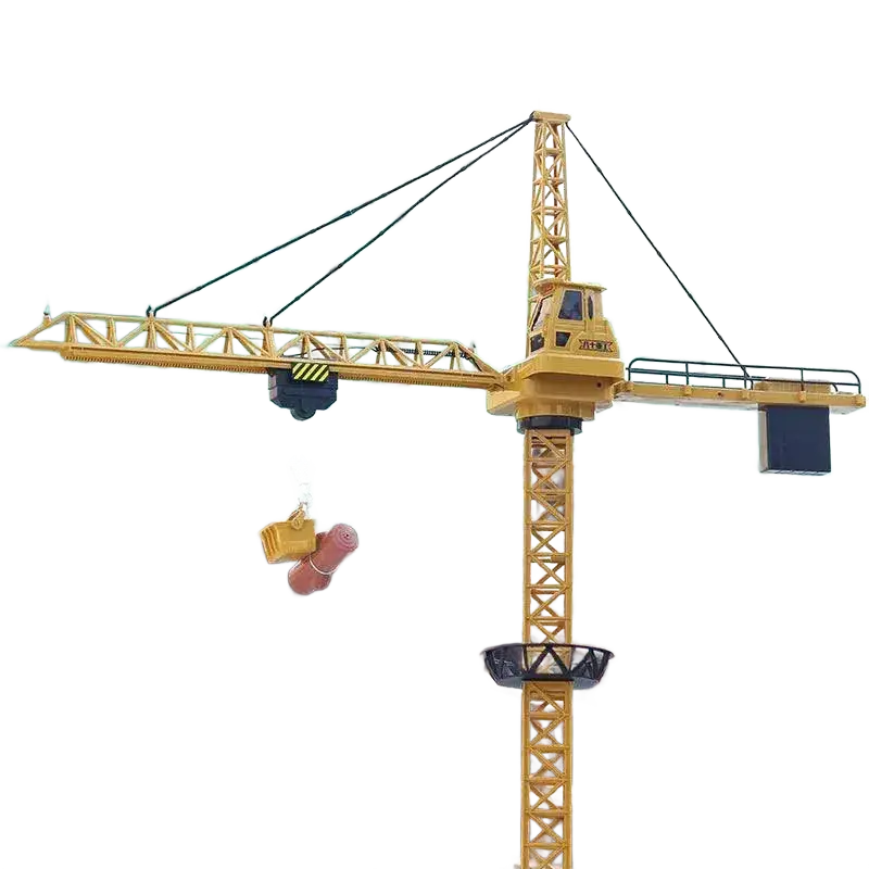 2.4G Remote Control Crane Kids RC Tower 6CH Construction Toy.