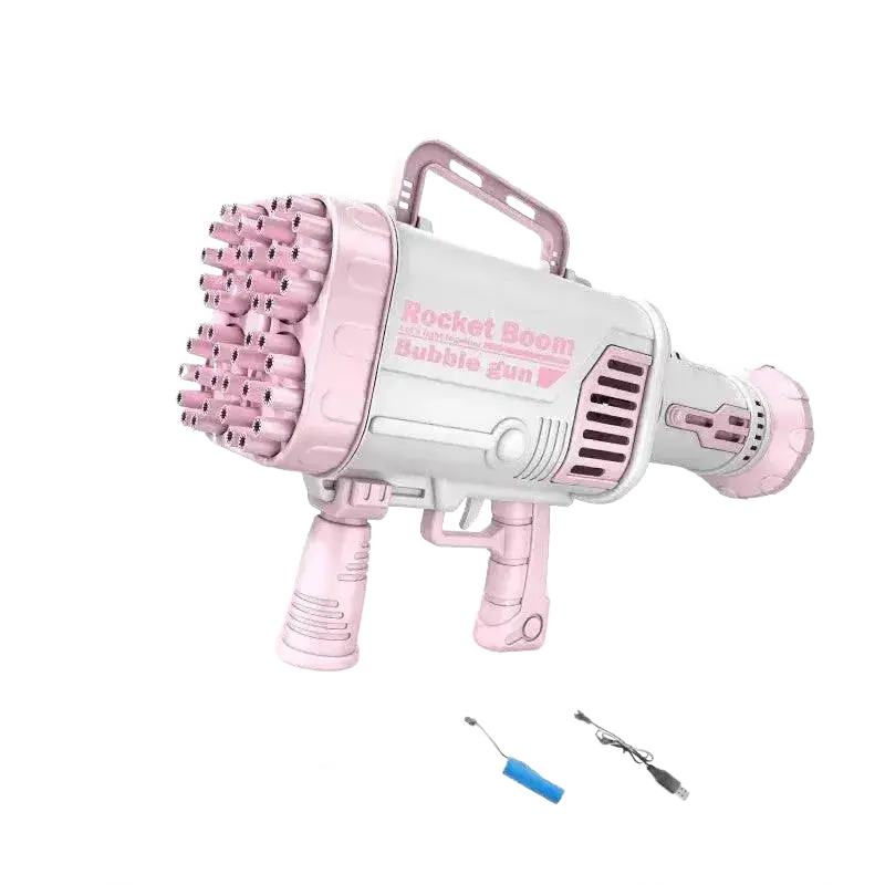 2022 Hot Kids Gatling Bubble Gun Toy 44-Hole Machine.