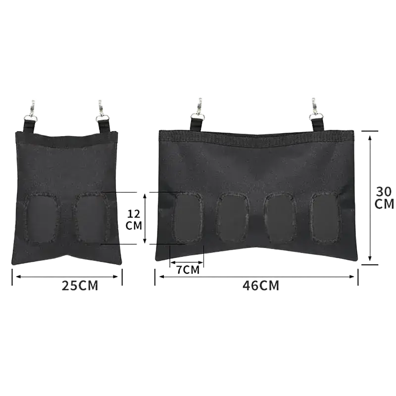 3 Holes Hanging Feeding Bag for Guinea Pigs and Rabbits.