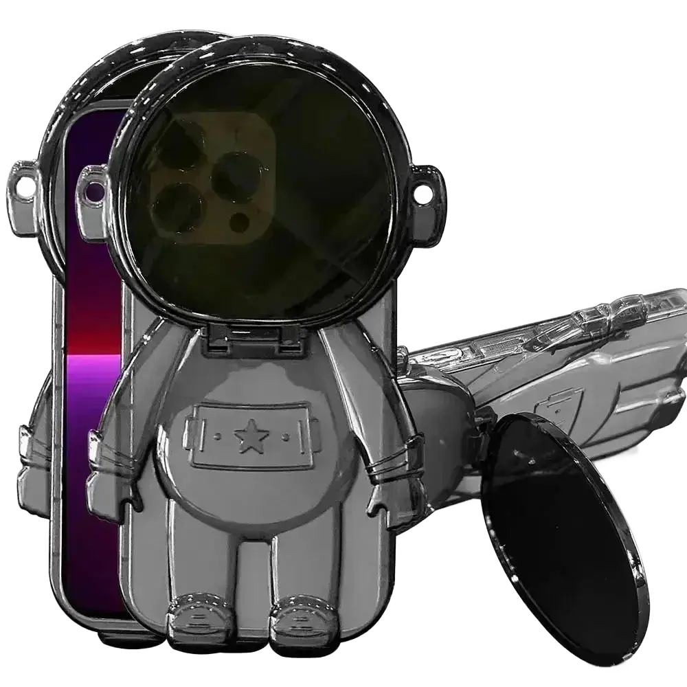 3D Astronaut Cute Mobile Phone Case For iPhone - Fun Design.