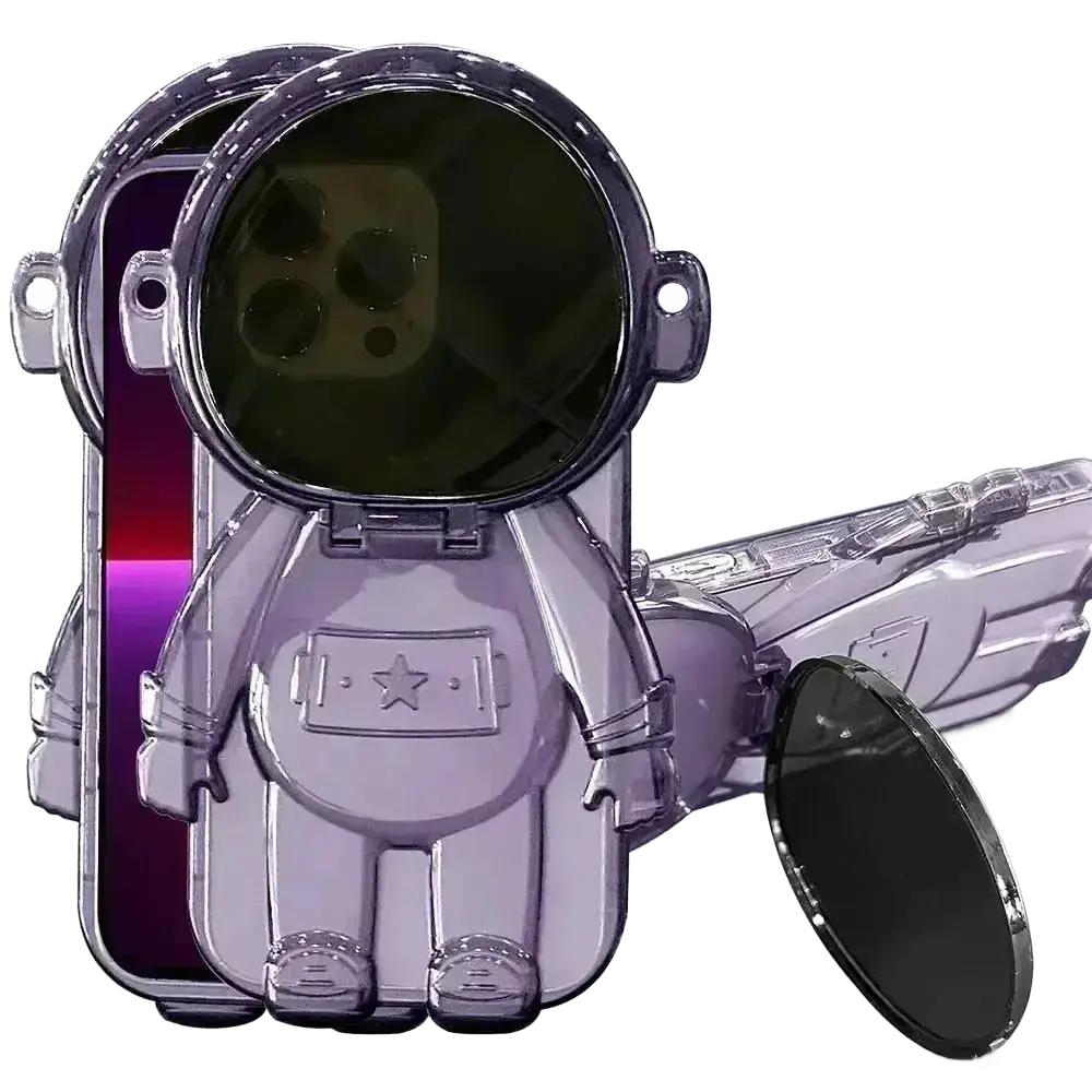 3D Astronaut Cute Mobile Phone Case For iPhone - Fun Design.