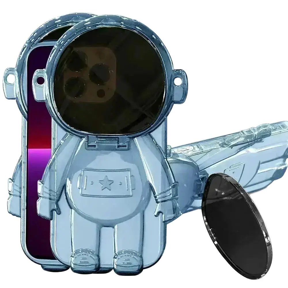 3D Astronaut Cute Mobile Phone Case For iPhone - Fun Design.