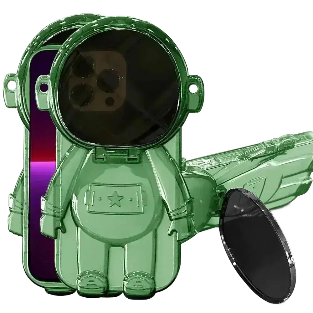 3D Astronaut Cute Mobile Phone Case For iPhone - Fun Design.