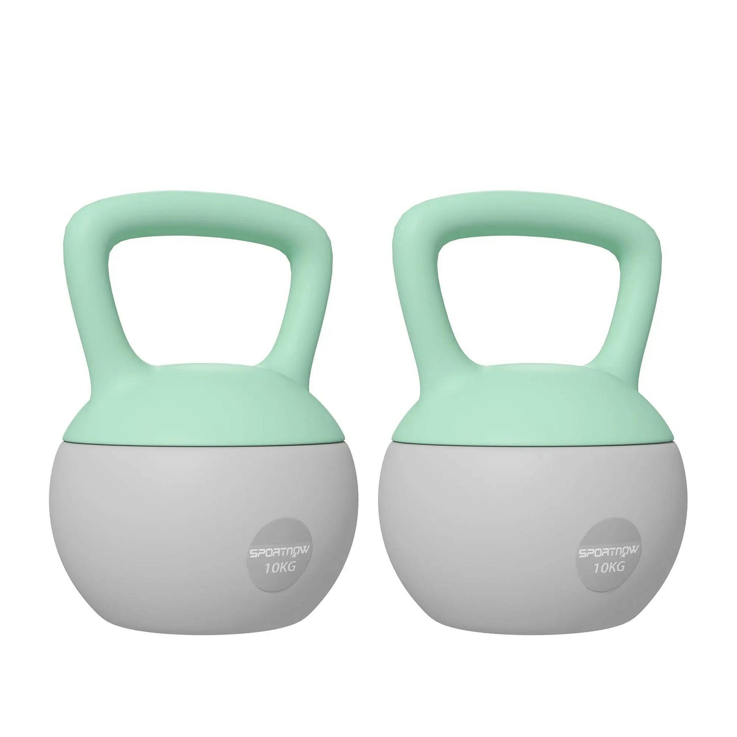 2 X 10kg Soft Kettlebell With Non-Slip Handle For Home Gym.
