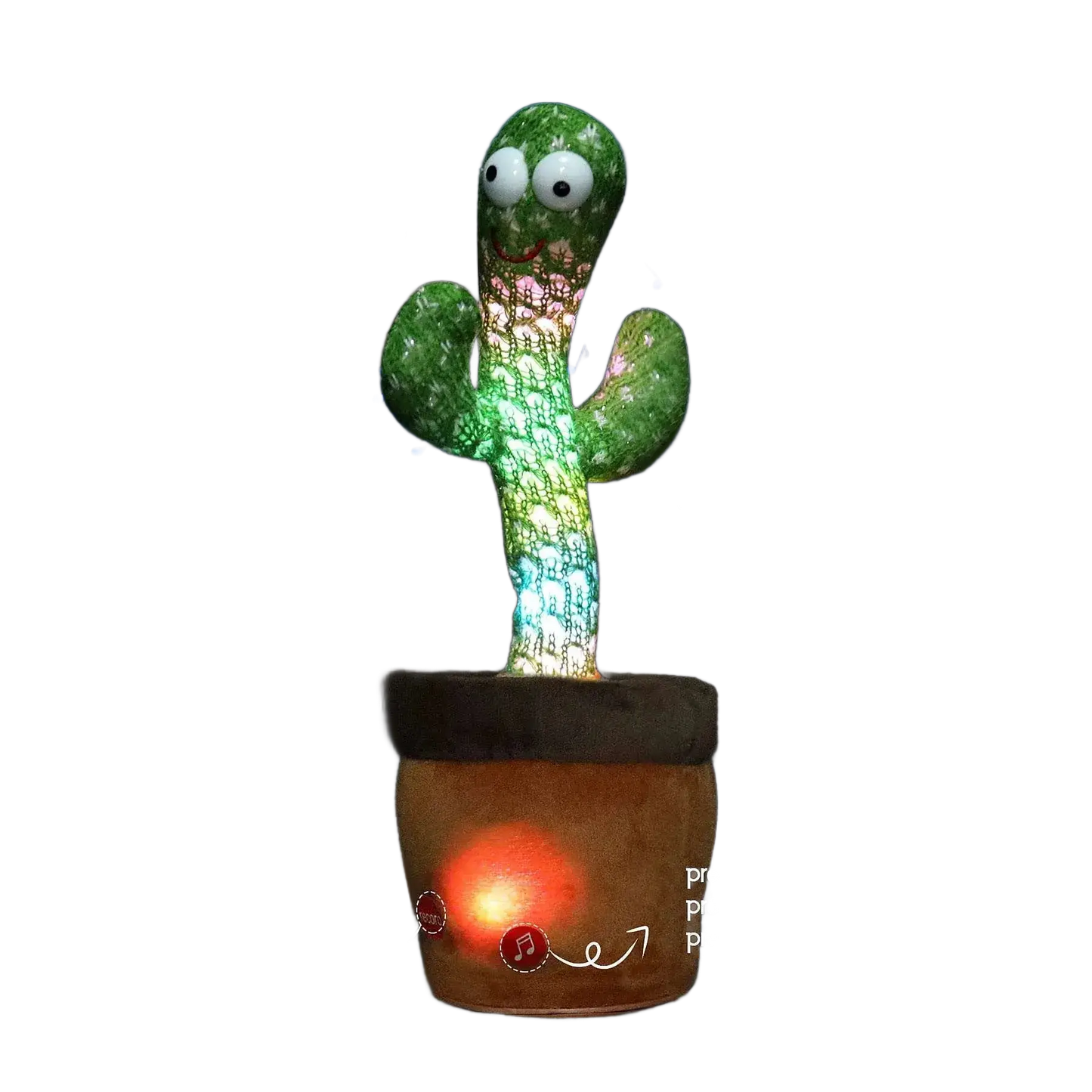 Birthday Present Dancing Cactus Electron Plush Toy Soft Doll - petguardiansupplies petguardiansupplies Toys & Hobbies