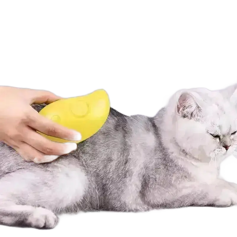 Cat Dog Steamy Brush Electric Sprayer 3 in 1 Grooming Tool.