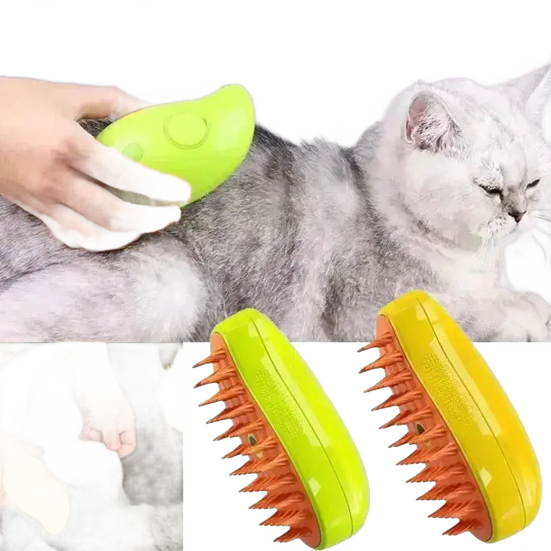 Cat Steam Brush Electric Spray Water Spray Grooming Supplies.