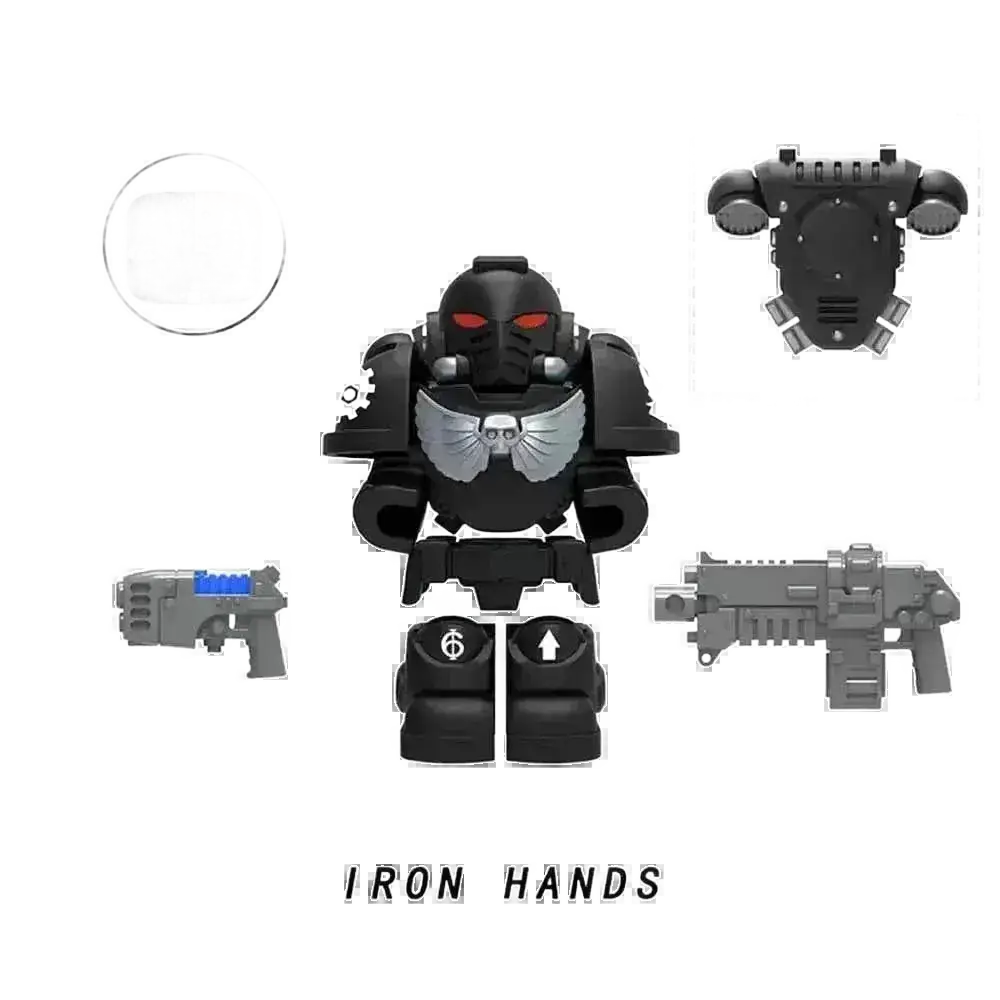 Fallout Games Bricks Space Wolves Marine Action Figure Toy.