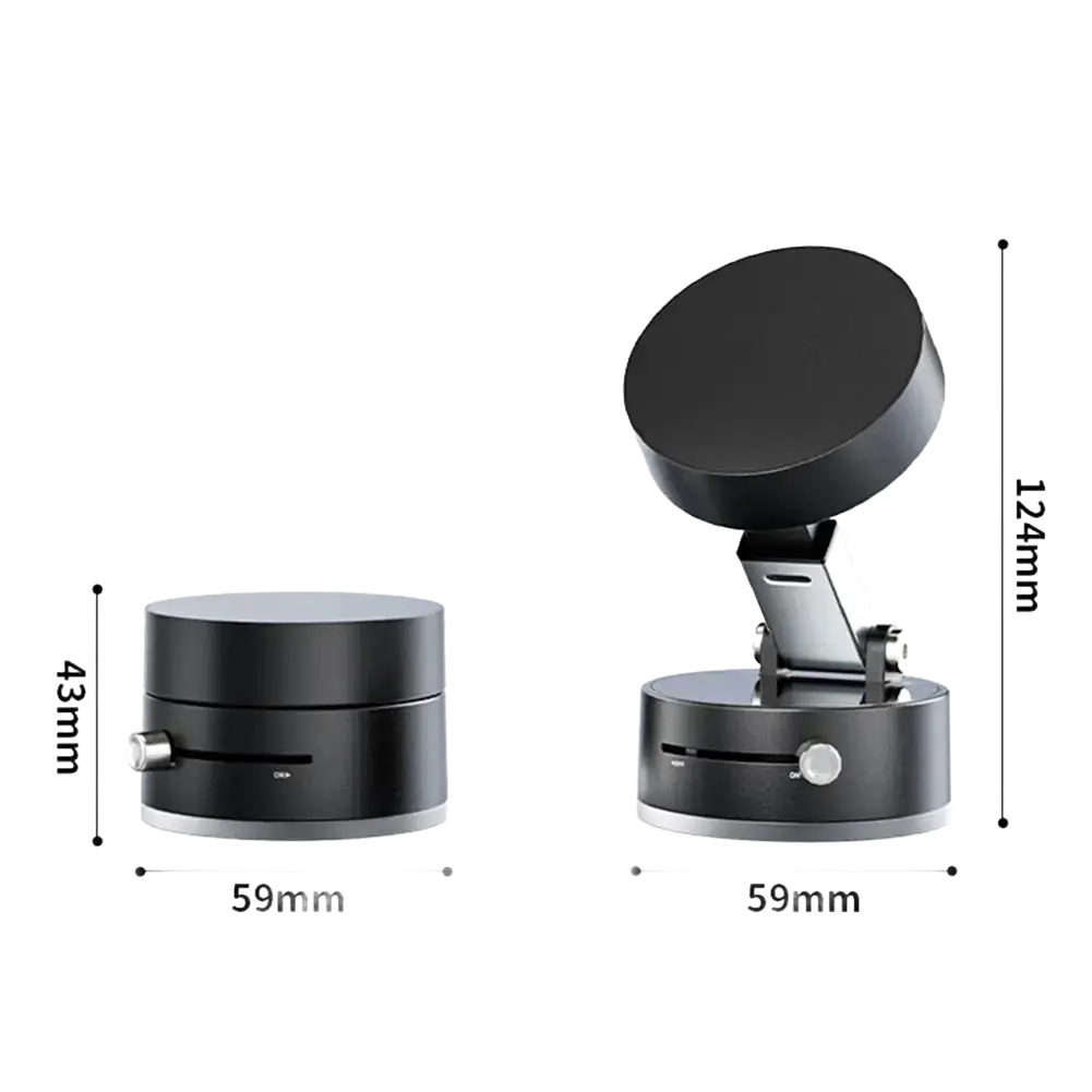Foldable Magnetic Vacuum Car Mobile Phone Holder Stand - petguardiansupplies petguardiansupplies Phone Holder