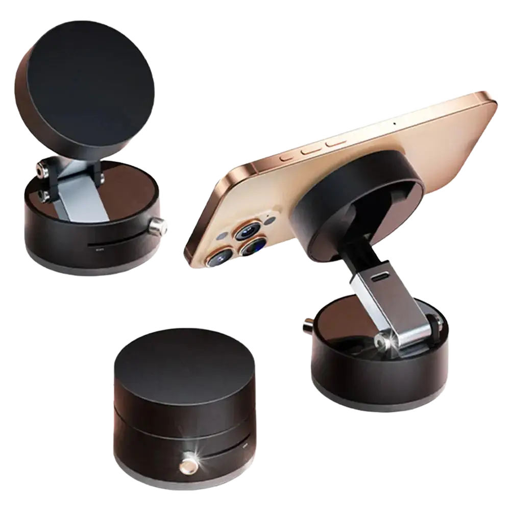 Foldable Magnetic Vacuum Car Mobile Phone Holder Stand - petguardiansupplies petguardiansupplies Phone Holder