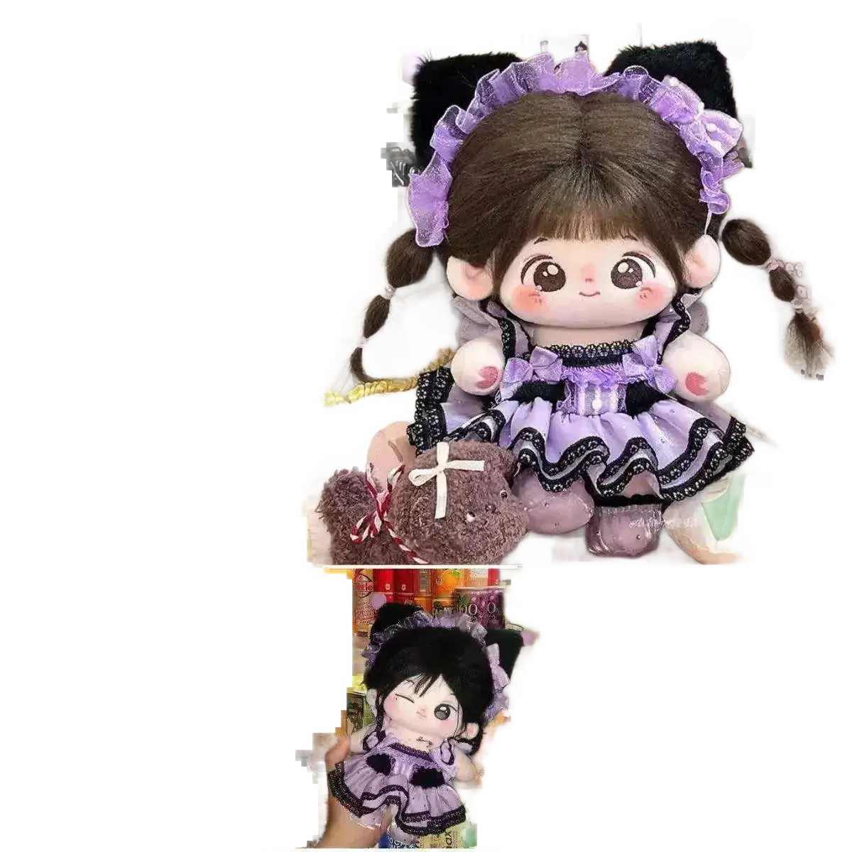Kuroimi Original 10cm Doll Clothes Wholesale Cotton Fashion.