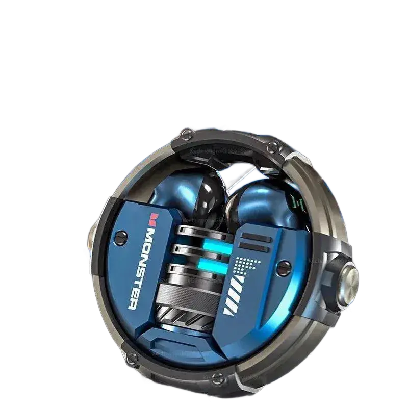 Monster XKT10 Bluetooth Earphones Wireless Headphones Gamer Headset Waterproof TWS Noise Reduction.
