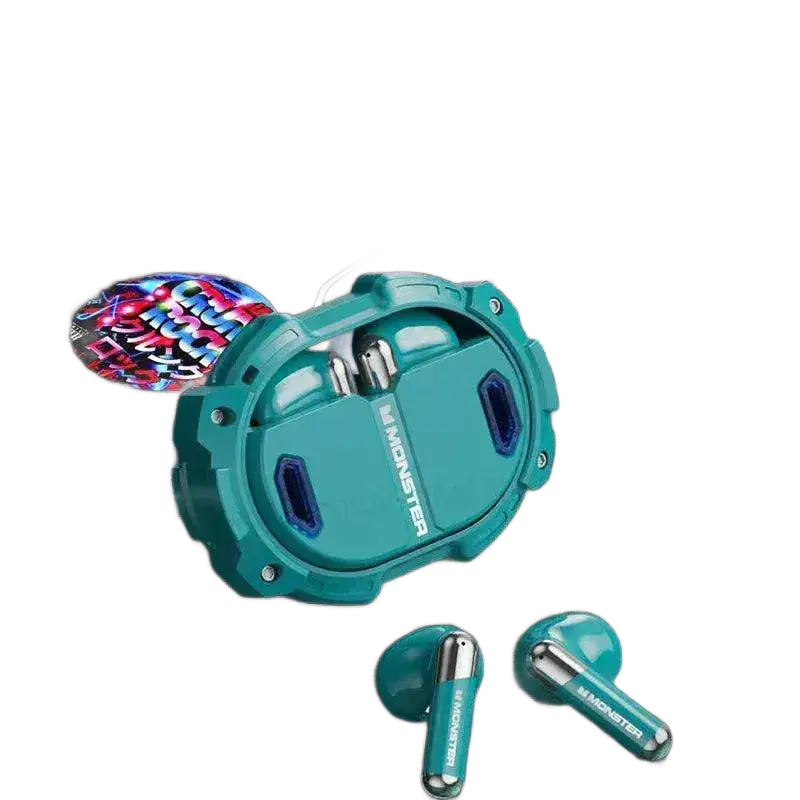 Monster XKT10 Bluetooth Earphones Wireless Headphones Gamer Headset Waterproof TWS Noise Reduction.