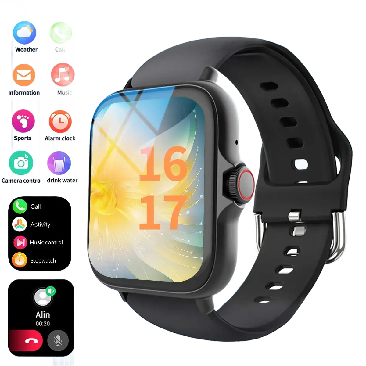 Outdoor Sports Smart Watch for Fitness Tracking and GPS - petguardiansupplies petguardiansupplies Smart Watch