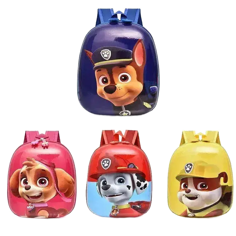 Paw Patrols Backpack Hard Shell Kawaii School Bag Kids Gift.