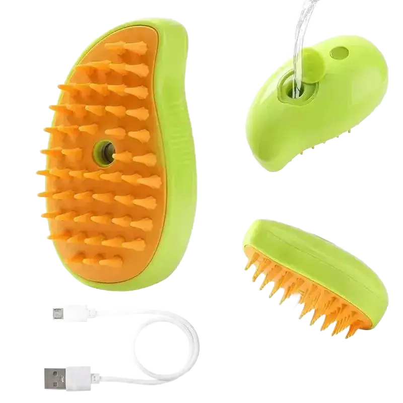 Pet Hair Removal Brush Cat Dog Electric Spray Comb.