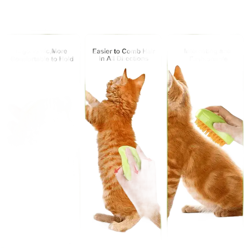 Pet Hair Removal Brush Cat Dog Electric Spray Comb.