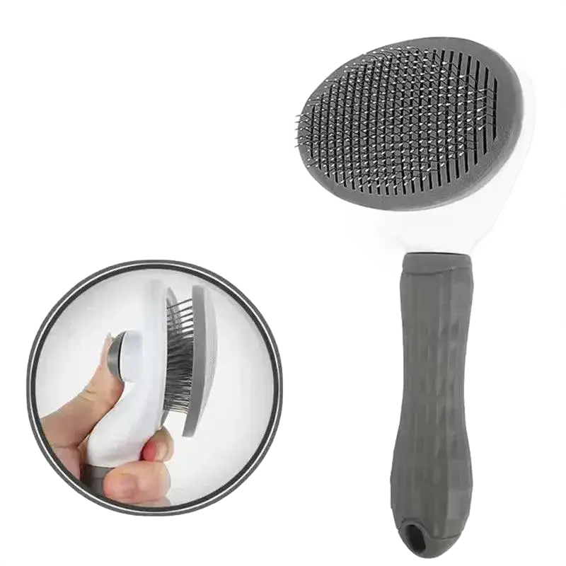 Pet Hair Removal Brush Dog Comb Stainless Steel Grooming Supplies.