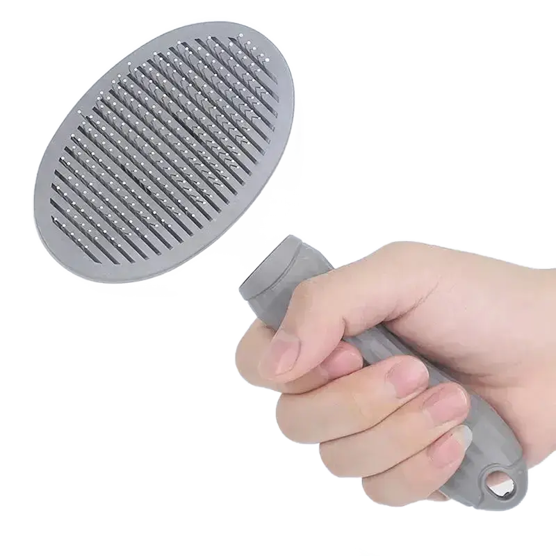 Pet Hair Removal Brush Dog Comb Stainless Steel Grooming Supplies.