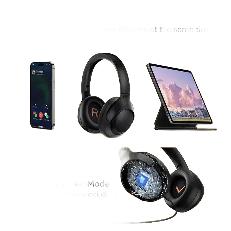 QCY H3 ANC Wireless Headphones Bluetooth 5.4 Over Ear 60H.