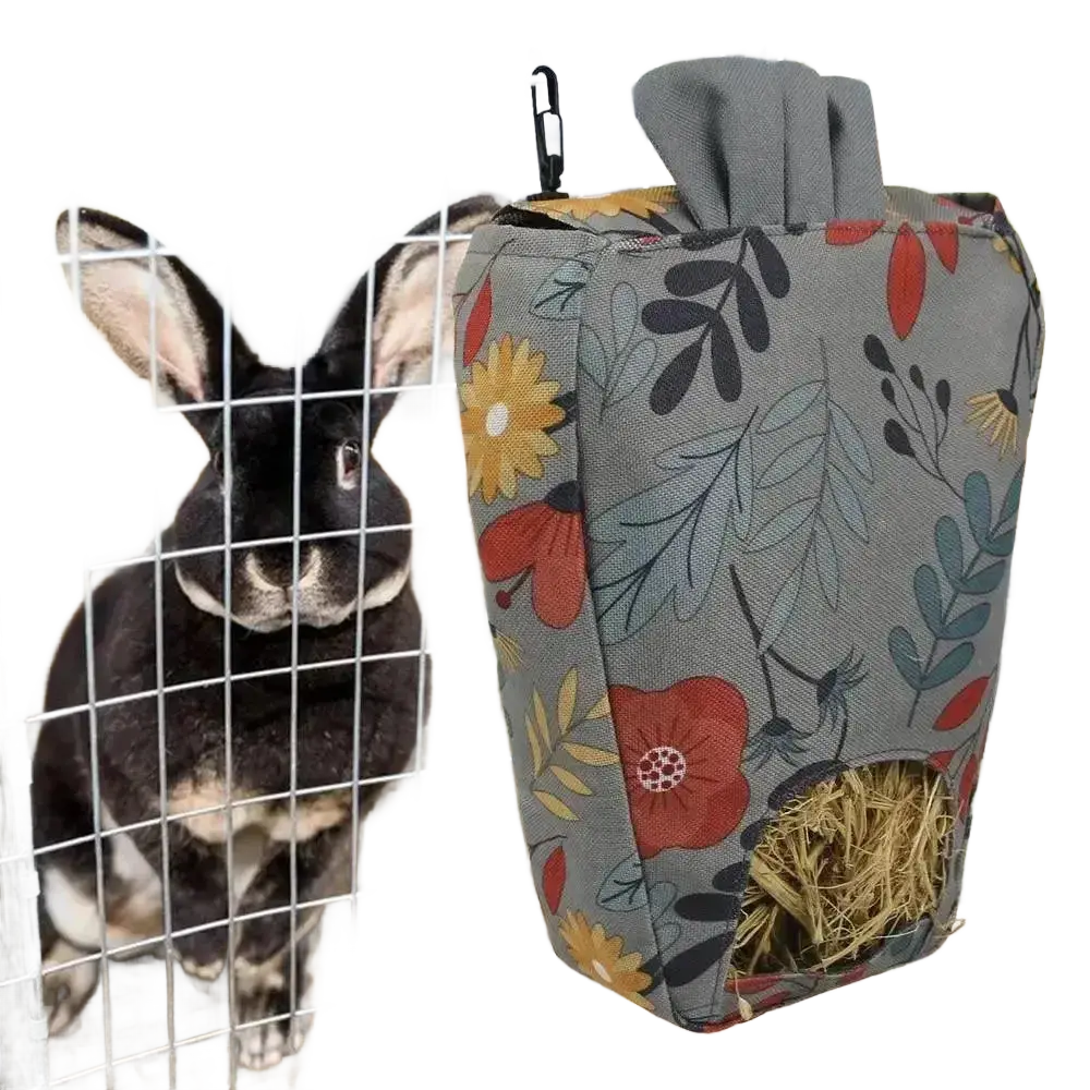 Rabbit Feeder Bag for Pet Chinchillas Dutch Pig Food.
