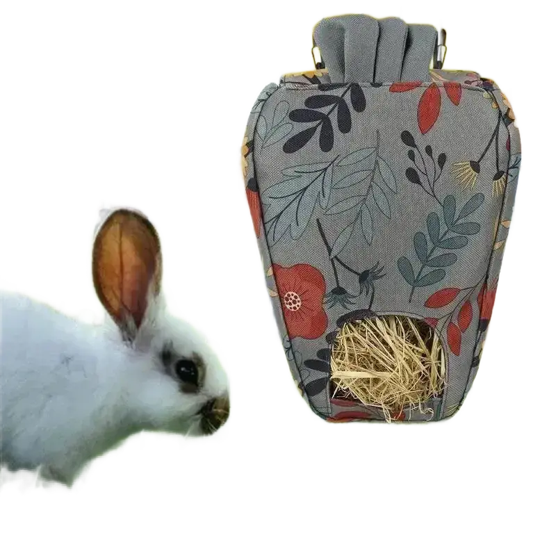 Rabbit Feeder Bag for Pet Chinchillas Dutch Pig Food.