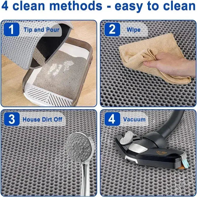 Cat Litter Mat Pet Toilet Waterproof Double Layer Nonslip Mat.