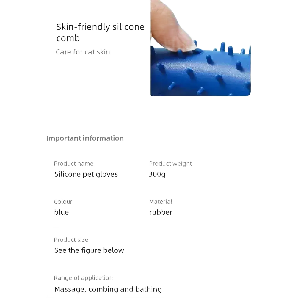Silicone Pet Gloves Cat Dog Hair Removal Brush Supplies.