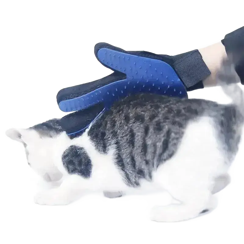 Silicone Pet Gloves Cat Dog Hair Removal Brush Supplies.