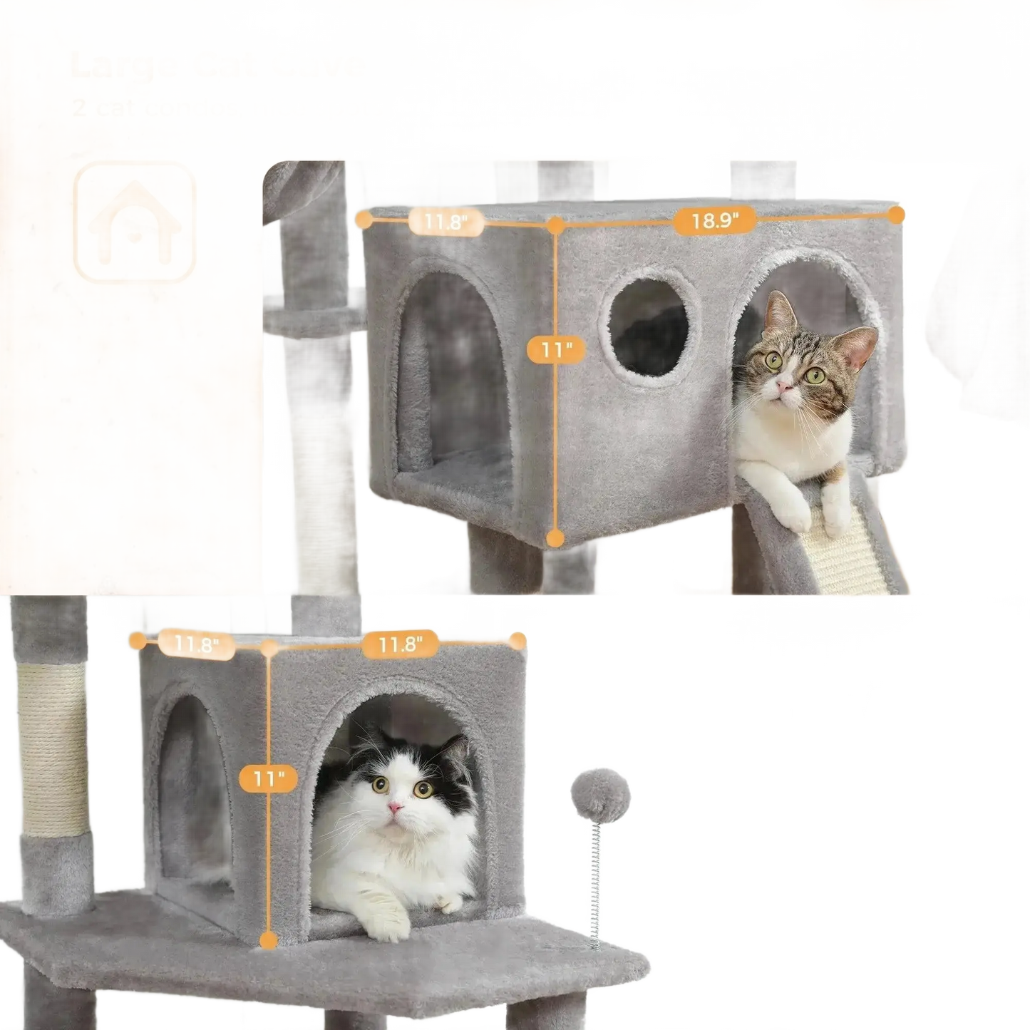 Speedy Pet Multifunctional Chair Creative Cube House Cat Tree - petguardiansupplies petguardiansupplies Pet Supplies