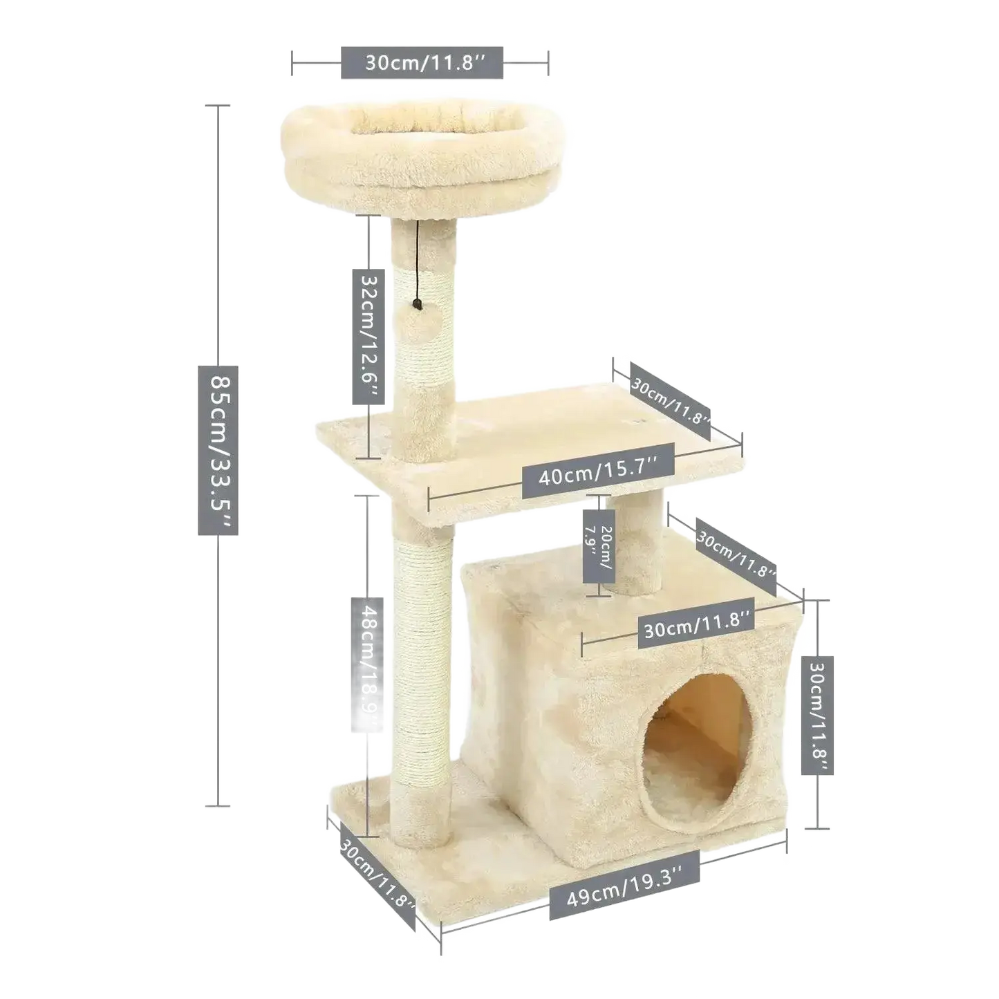 Speedy Pet Multifunctional Chair Creative Cube House Cat Tree - petguardiansupplies petguardiansupplies Pet Supplies