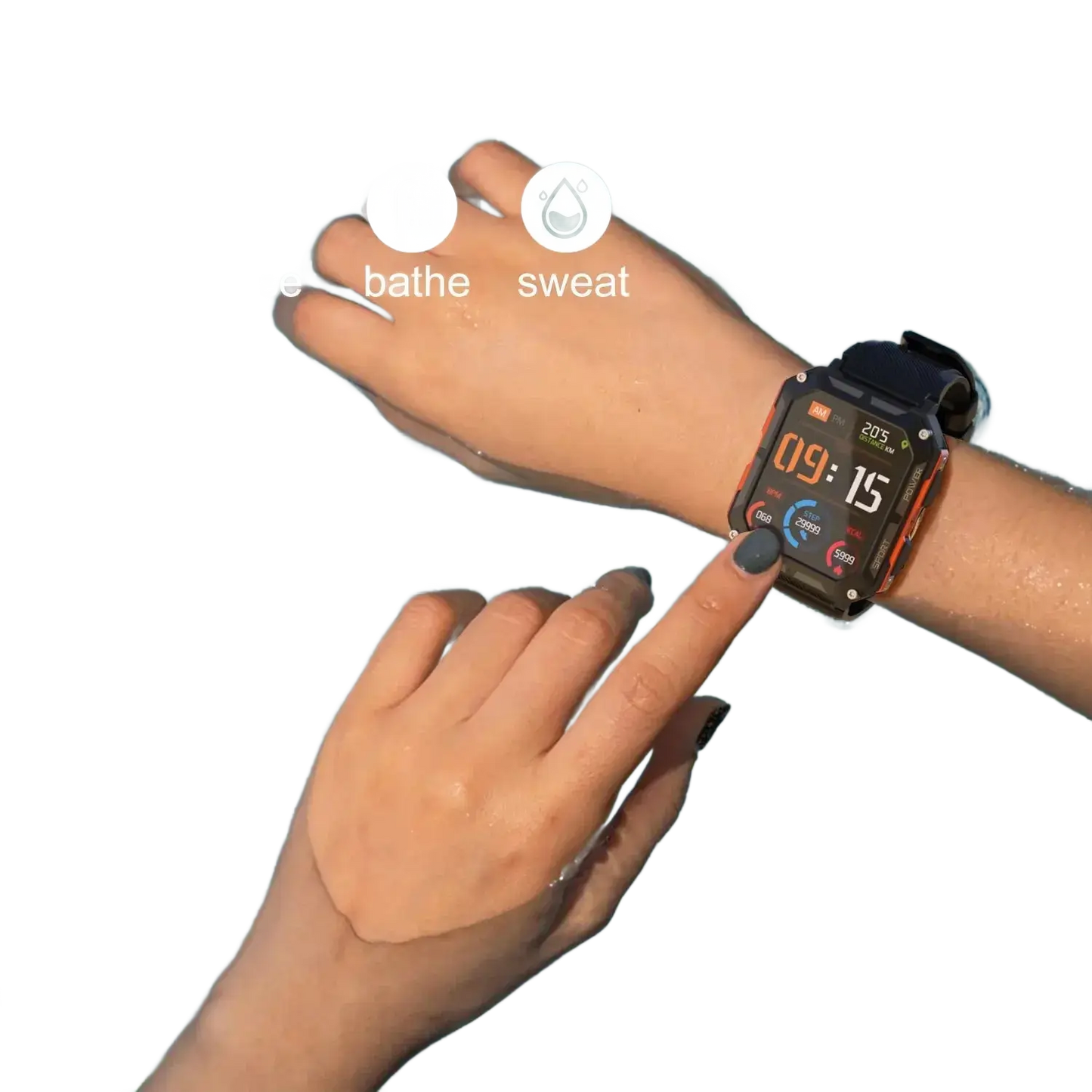 Sports Smart Watch - Health Monitoring Device - petguardiansupplies petguardiansupplies Smart Watch