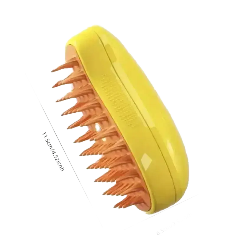 Steamy Dog Brush Electric Spray Cat Hair Brush 3 in 1.