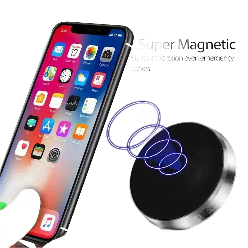 Universal Magnetic Car Phone Holder for Safe Driving.