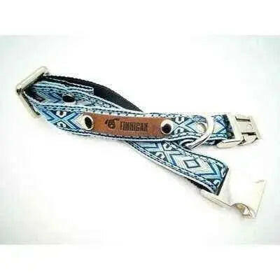 Finnigan Small Dog Collar Personalised Engraving Designer Fabrics.