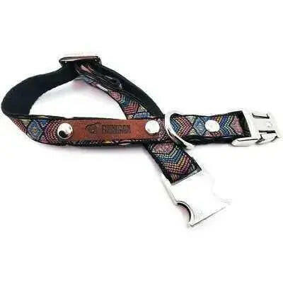 Finnigan Small Dog Collar Personalised Engraving Designer Fabrics.