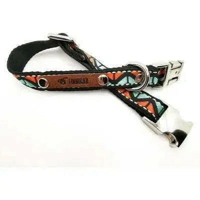 Finnigan Small Dog Collar Personalised Engraving Designer Fabrics.