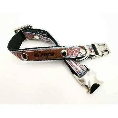 Finnigan Small Dog Collar Personalised Engraving Designer Fabrics.