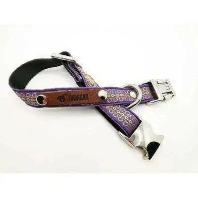 Finnigan Small Dog Collar Personalised Engraving Designer Fabrics.