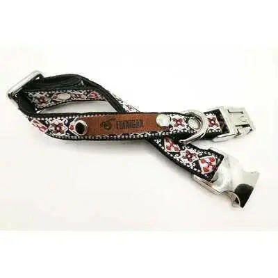 Finnigan Small Dog Collar Personalised Engraving Designer Fabrics.