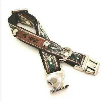 Finnigan Small Dog Collar Personalised Engraving Designer Fabrics.