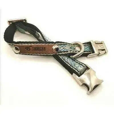 Finnigan Small Dog Collar Personalised Engraving Designer Fabrics.