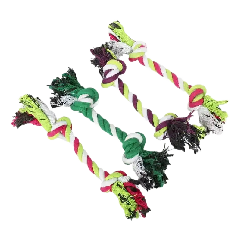 Carrot Knot Rope Ball Dog Toys for Interactive Playtime.