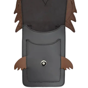 Leather Mobile Phone Pouch – Handmade Owl Design Accessory - petguardiansupplies petguardiansupplies Phone Case